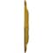 Ekena Millwork Nottingham Ceiling Medallion (Fits Canopies up to 4 5/8"), 18"OD x 3 1/2"ID x 1 1/2"P, Pharaohs Gold CM18NTPGS - alternate 2